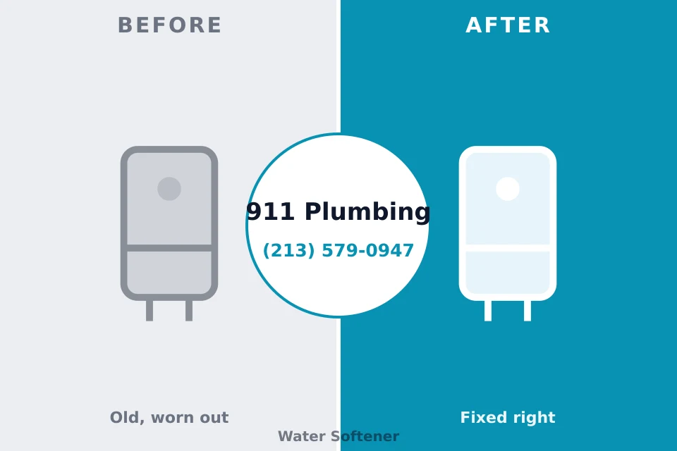 Before and after: plumbing company Stinnett, TX